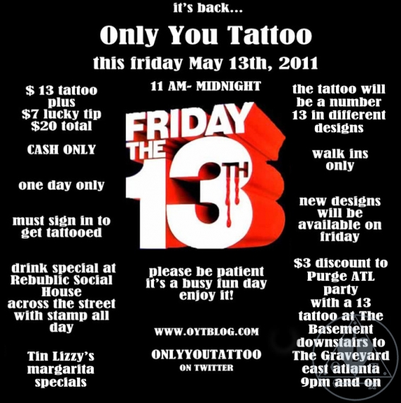 Dallas Tattoo Shops Have Sales This Friday The 13th  Narcity